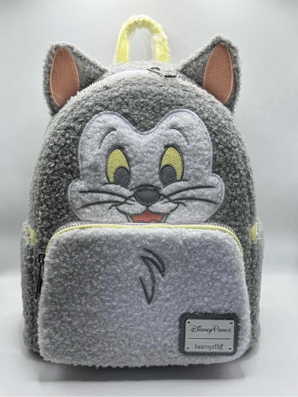 Loungefly Disney Parks Pinocchio Figaro Pastel Sherpa Mini Backpack